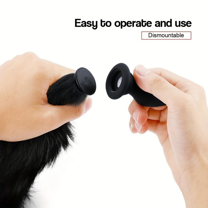 Silicone Wireless Remote Control Fox Tail Anal Plug Vibrating Tail Butt Plug Vibrator For Women Dildos Stimulator Adult Sex Toys