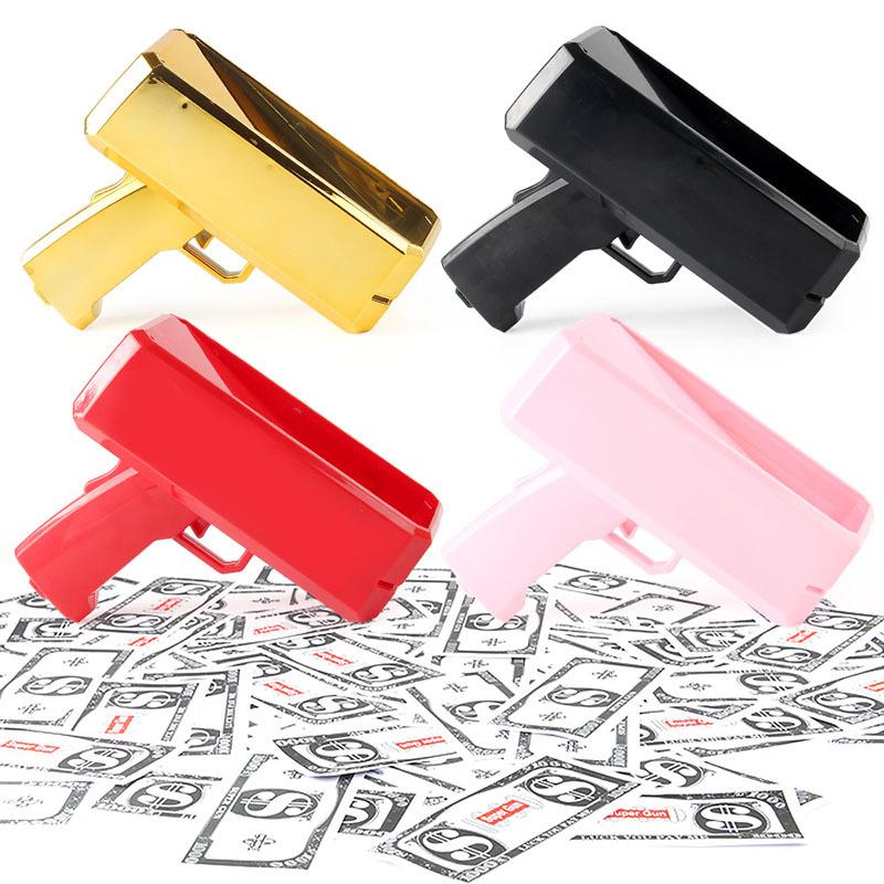 New Fantastic Electric Spray Money Gun Money Gun Dollar Spray Money Gun Shoot Money Spit Money Gun Toy