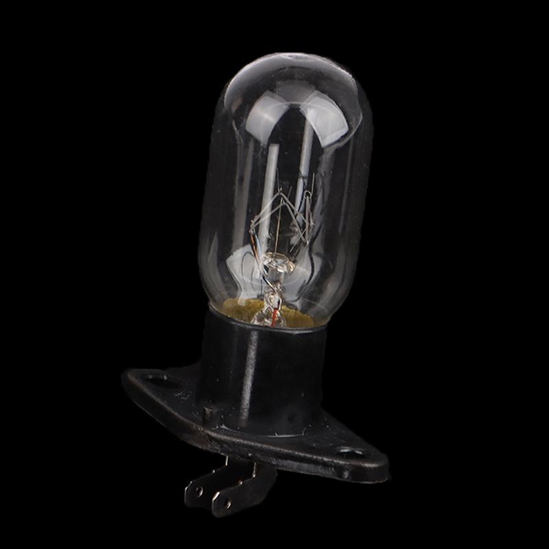 1 Stück 4,8 mm Sockel mit gebogenem Fuß 220 V 15–20 W Mikrowellenherd-Glühbirne mit Halter