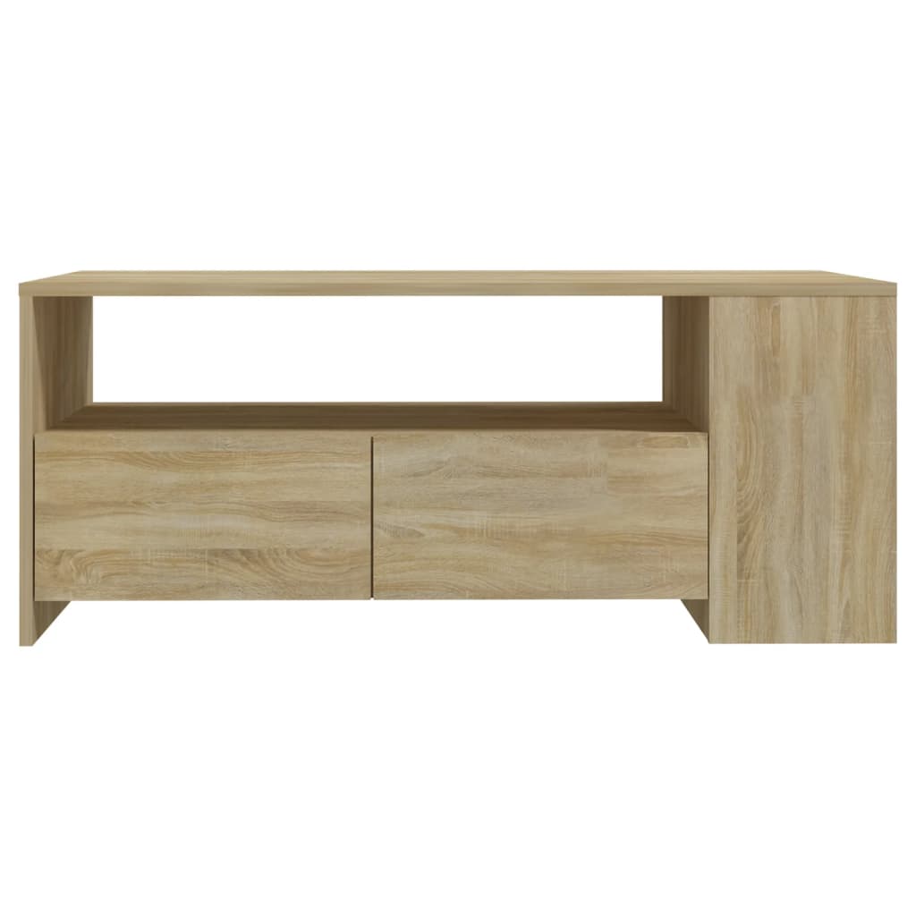 Coffee Table, Sonoma Oak, 102x55x42, Wood-based Material