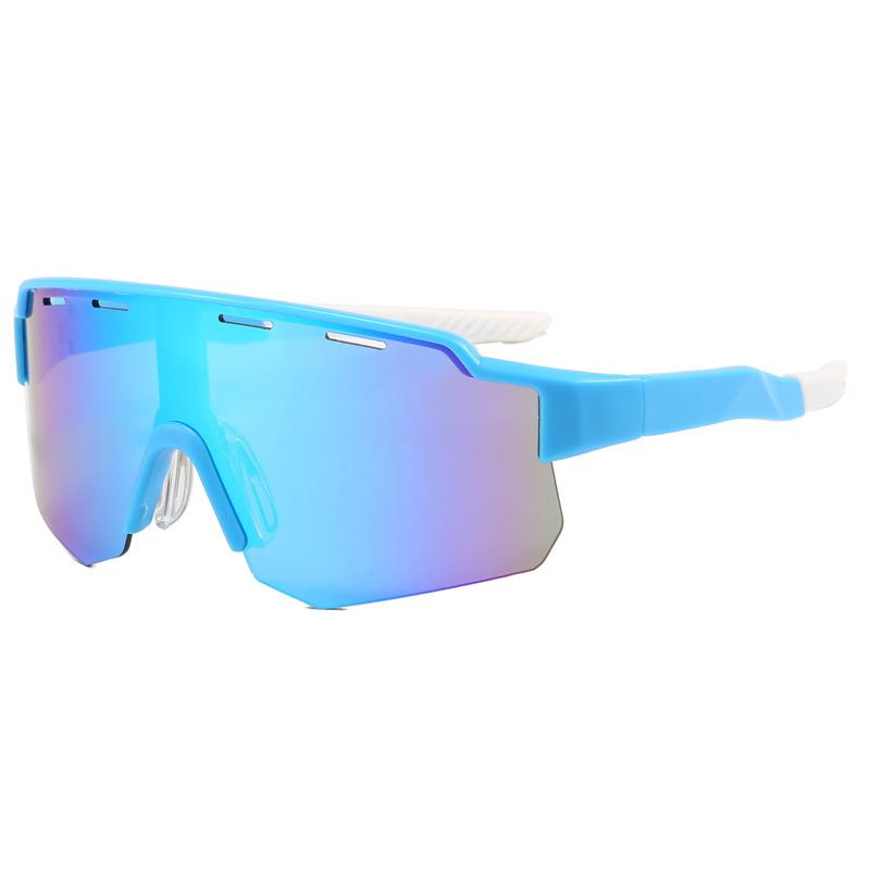 

New Cross-border Hiking Sunglasses Outdoor Sports Cycling Glasses Large Frame Integrated UV Protection Goggles