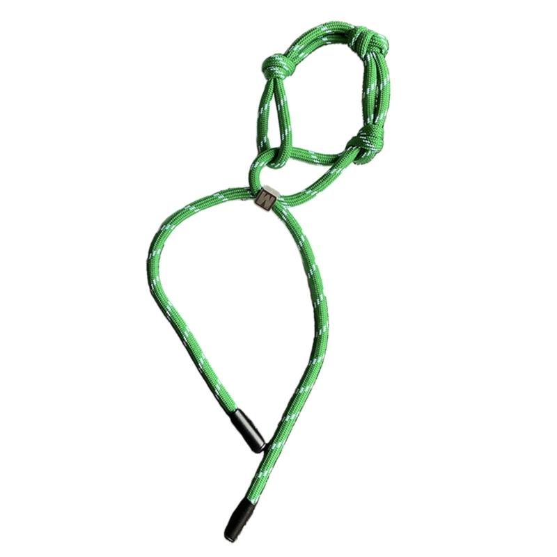 Trendy Nylon Rope Woven Bracelet for Couple Stylish Adjustable Length Wristchain Fashionable Accessory for Parties