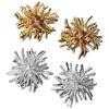 1 Pair Dandelion Shape Stud Earrings for Women, Tiny Flower Rhinestone Earrings, Minimalist Jewelry Gifts