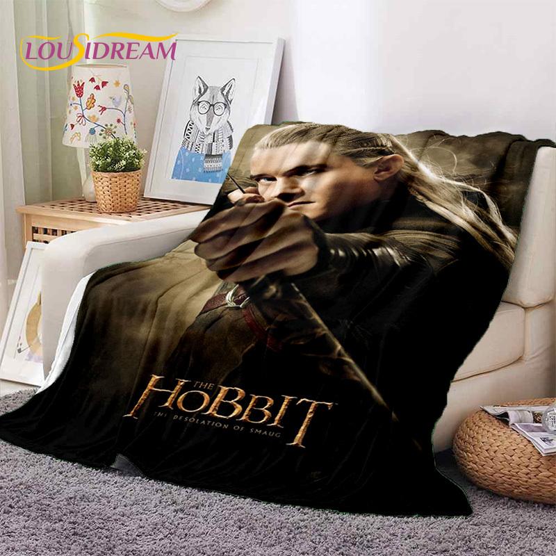 L-Lord of The Rings H-Hobbit Movie Soft Blankets,Keep Warm Throw Blanket Comfortable Blanket for Picnic Beds Sofa Home Bedroom