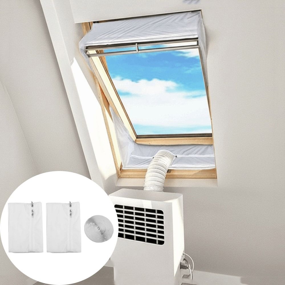 White Color Portable Air Conditioner Windproof Air Conditioner Cover  Air Conditioning Units
