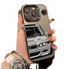 Creative Gray Car for iPhone16 iPhone Case 15 All-inclusive 14 Color Silver 13promax Laser Batch