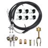 330-9371 Universal Disc/Drum Parking Brake Cable Kit Emergency Brake Cable Kit Replace 140-14415-R Car Accessories
