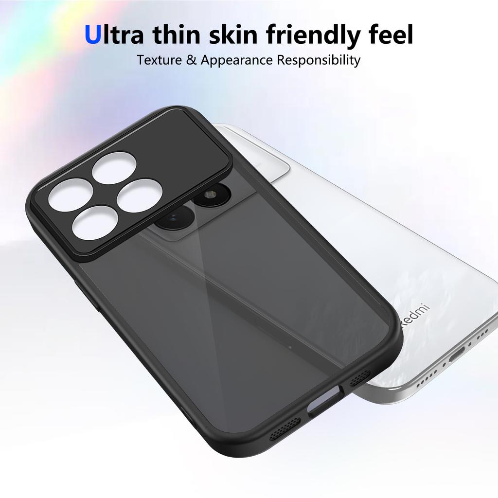 Pro Xiaomi Poco F8 Pro/Redmi K90 5G Pouzdro Skin Touch Matné PC + TPU Ochranné proti pádu