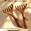 Sandelholz Hirschgeweih Massagekamm: Kopf-, Schulter-, Nacken-, Gesichtsmassagekamm zum Meridian-Ausbaggern & Muskel-Stripping