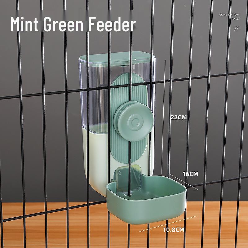 Hanging Pet Water Fountain and Feeder for Cats and Dogs