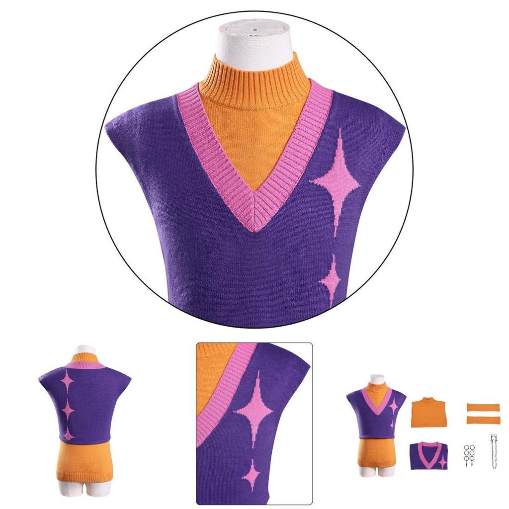 Kpop Demon Hunters Cosplay Costume With Polyester Fabric For Anime Game Role Play