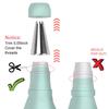 Piping Bags and Tips Set Cake DIY Decorating Kit with Stainless Steel Nozzle Reusable Silicone Pastry Cake Decorating Tools