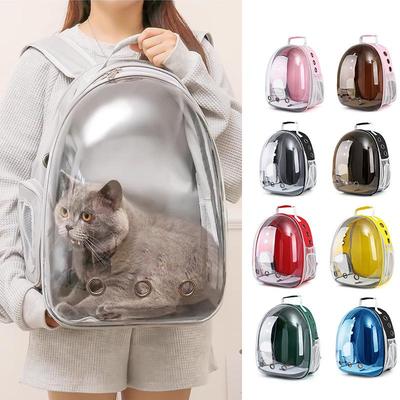Przezroczysty plecak dla zwierząt w kształcie kapsuły kosmicznej dla kotów i małych psów