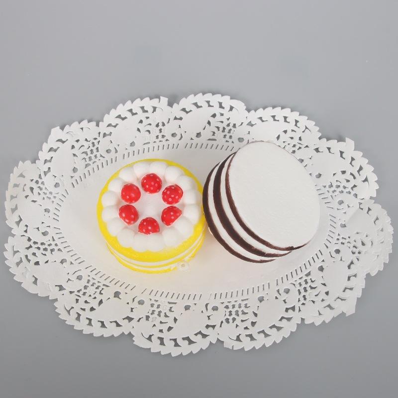 Strawberry Birthday Cake  PU Slow Rising Soft Squeeze Sensory Toy Non-Toxic Anxiety Relief for Teens Office Desk Decor