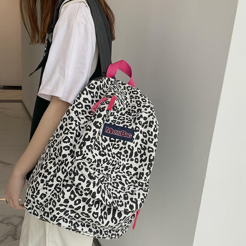 Kinder Schultaschen Grundschule Mädchen Kuhmuster Rucksack Junior High School Schüler Mittelschüler College Studenten Rucksack