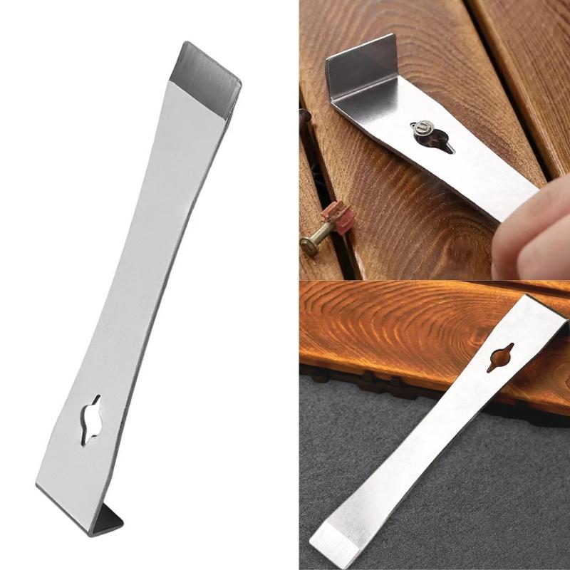 Stainless Steel Crowbars Staple Remover Scraper Automobile Disassembly Modification Metal Crowbars Woodworking Tool