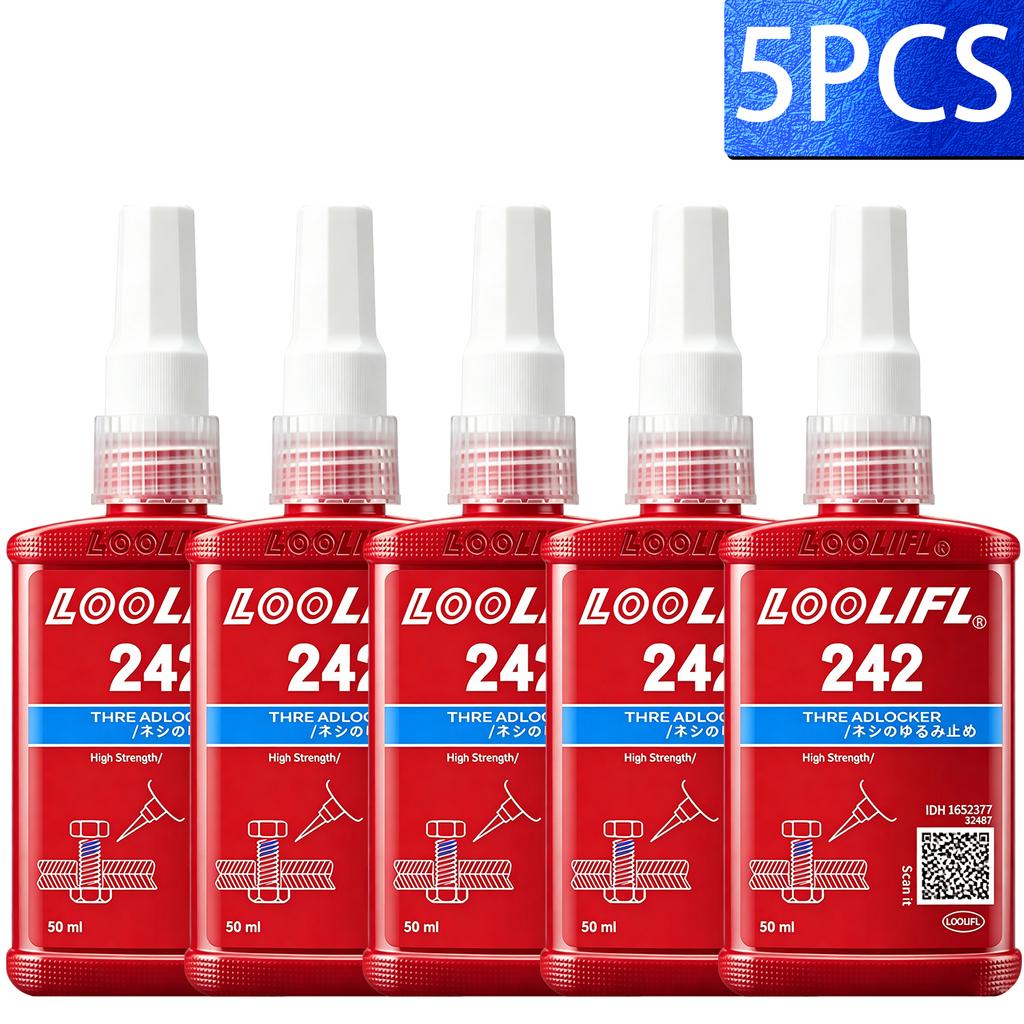 Threadlocker 222 242 243 262 277 Anaerobic Screw Glue Thread Locking Agent Anti‑Loose Sealant for Metal Bolts NutsAliExpress