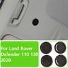 NEW!!! ABS Chrome Carbon Fiber For Land Rover Defender 110 130 - Car Roof Microphone Decoration Cover Accessories