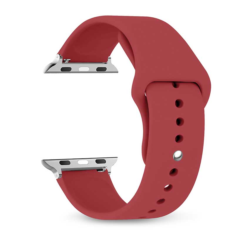 Silicone Band For Watch Strap 44mm 45mm 40mm 41mm 42-38mm 45 Mm Sport Bracelet Iwatch Series 8 7 6 5 4 3 SE 9 Ultra 2 49mm
