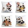Cute Panda Chair Sofa Pillowcase Decoration Bedroom Cushion Cover Home Sofa Decoration Pillowcase