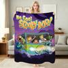 Cool Scooby Doo Flannel Printed Blanket Cozy Warm Fleece Blanket For Living Room Bedroom Gaming Room Lightweight Home Decor Valentine'S Day Gift