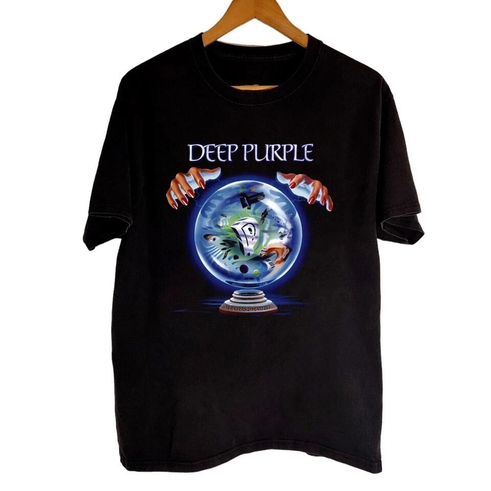 NEW Deep Purple - Slaves and Masters Black All Size Shirt OM80