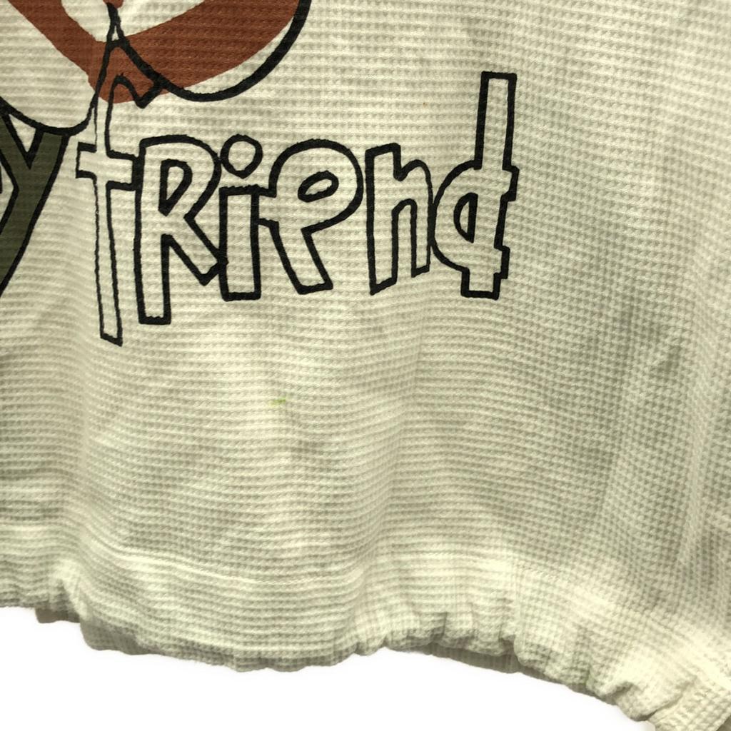 Castelbajac Sport Print Pattern Hoodie Zip Jacket 2 White System Jumper Men's Used