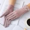 Sunscreen Gloves Lace Style Ice Silk Thin Mesh Breathable Sun Block Elegant Women Mittens Summer Accessories Costumes Supplies
