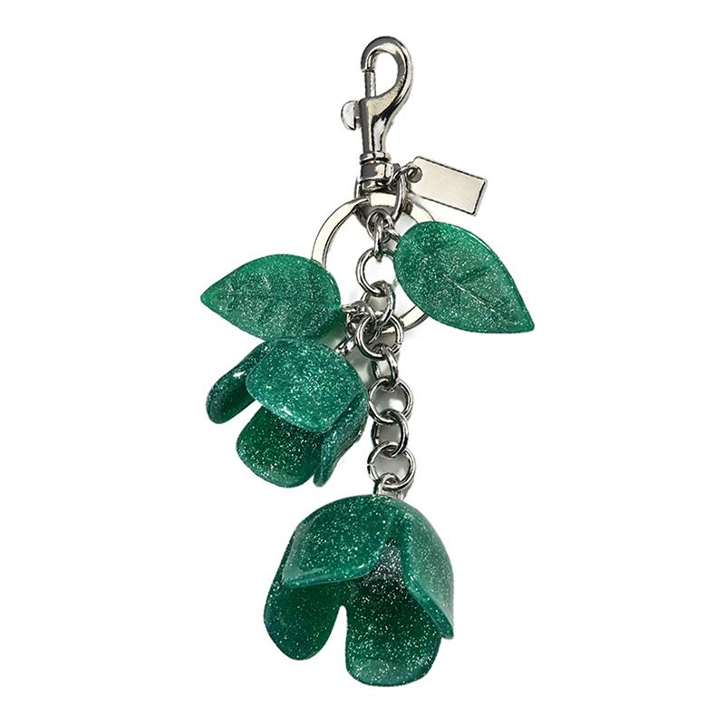 3D Excellent Rose Flower Pendant Keychian For Women Girls Backpack Bag Decoration Keyring 3/Color Handmade Key Chain Jewelry