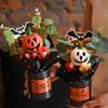 Goth Halloween Gresskardekorasjoner Gresskardesign Kunstige blomsterrekvisitter Festrekvisitter