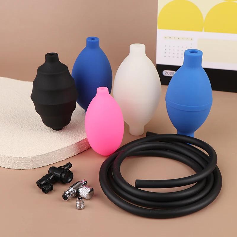 PVC Inflator Bulb Air Pump For Sphygmomanometer Blood Pressure Monitor Handheld Health Care Accessory Ball Plastic/Metal Valves