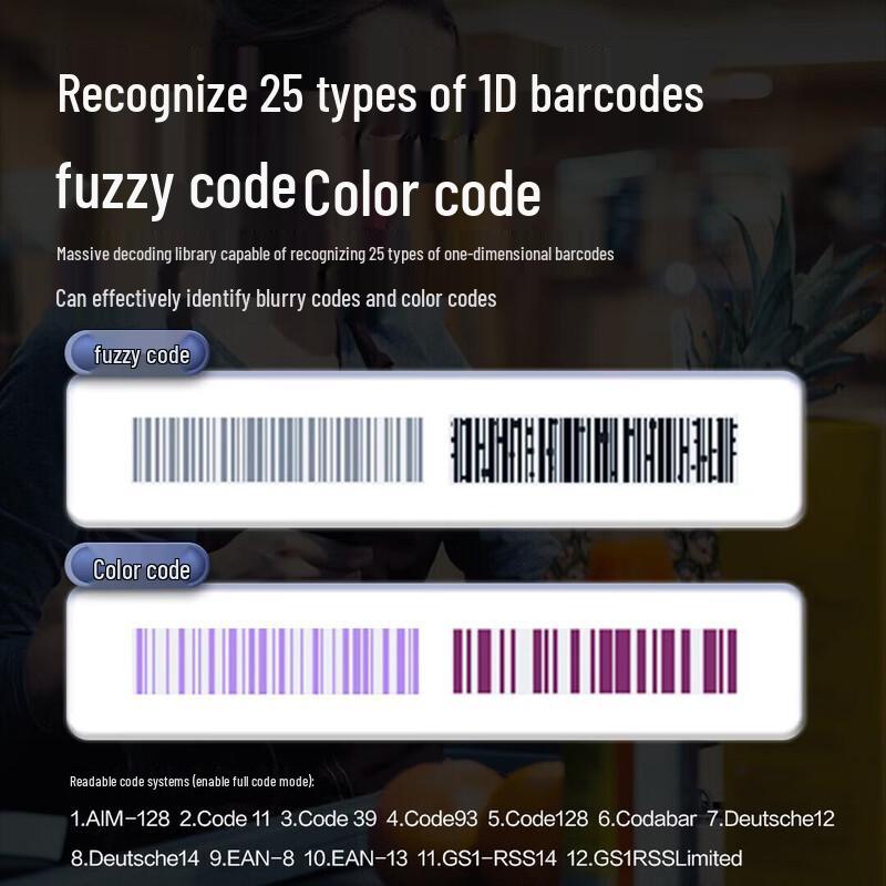 Deli Multi-Function Barcode Scanner