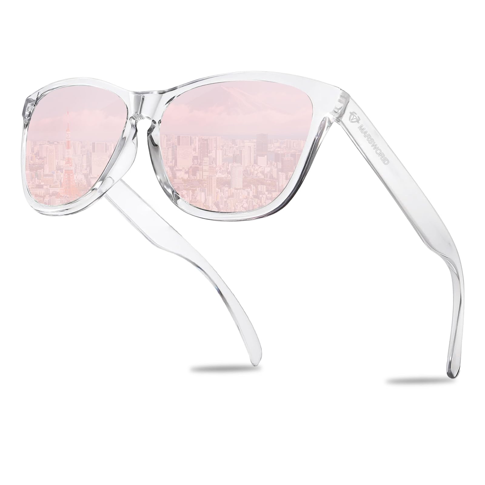 

MARSWORID Driving UV400 Impact for and Hiking Men s Sunglasses, Polarized, Ultra-Lightweight, Protection, Resistant, Unisex, Driving, Sports, Running,