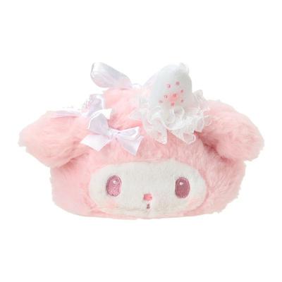 Sanrio My Melody Round Drawstring Bag (White Strawberry Tea Time) Japan NEW