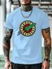 Casual Graphic T-shirt - Planet Express Bold Geometric Print