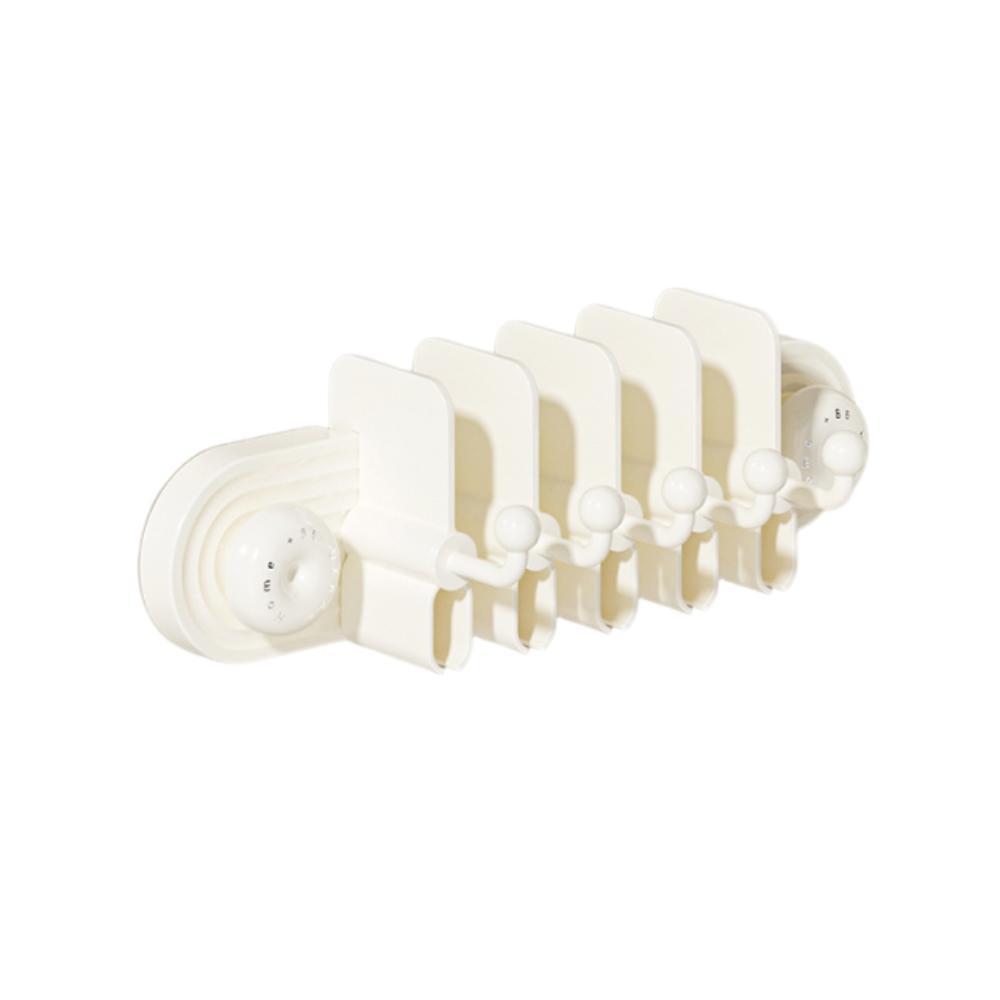 Suction Cup Facial Cleanser Clip Large Capacity Toothpaste Organizers  Kitchen бежевый