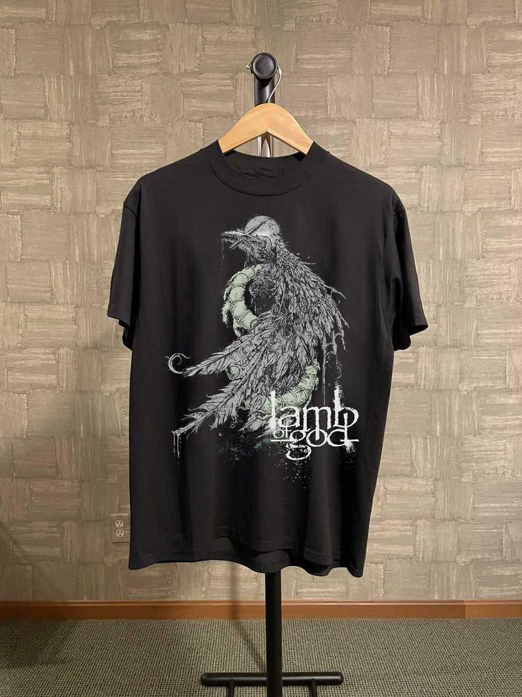Коллекция Постер Группы Lamb Of God Футболка для Турне от S до 5XL Унисекс Футболка XXXXL
