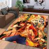 "Anime-Themed Carpet with Pirate Characters and Vibrant Colors" Suitable for use as an anti-slip for living room bedroom sofas