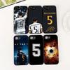 for Samsung Galaxy A35 A36 A55 A26 A05 A06 A14 A50 A51 A53 A54 A12 A13 A23 Phone Case Poster No7 Soccer No 5 7 Football No5