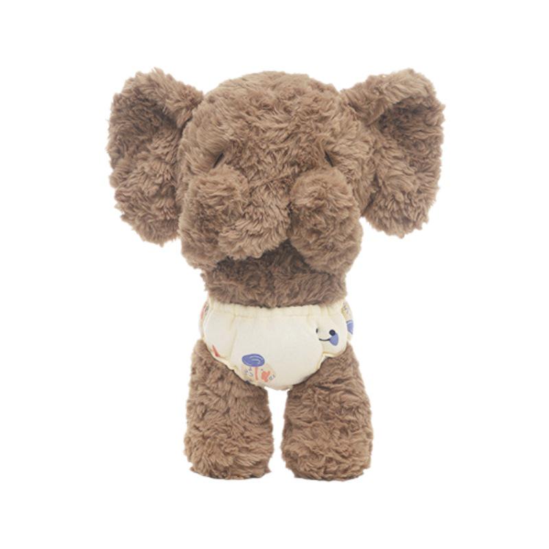 Charming New Year Elephant Plush Toy - Cute Sleeping Pillow, Stuffed Animal Doll, Ideal Birthday Gift for Girls