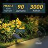 Solar Landscape Light Waterproof Wall Lamp for Driveway Garden Backyard