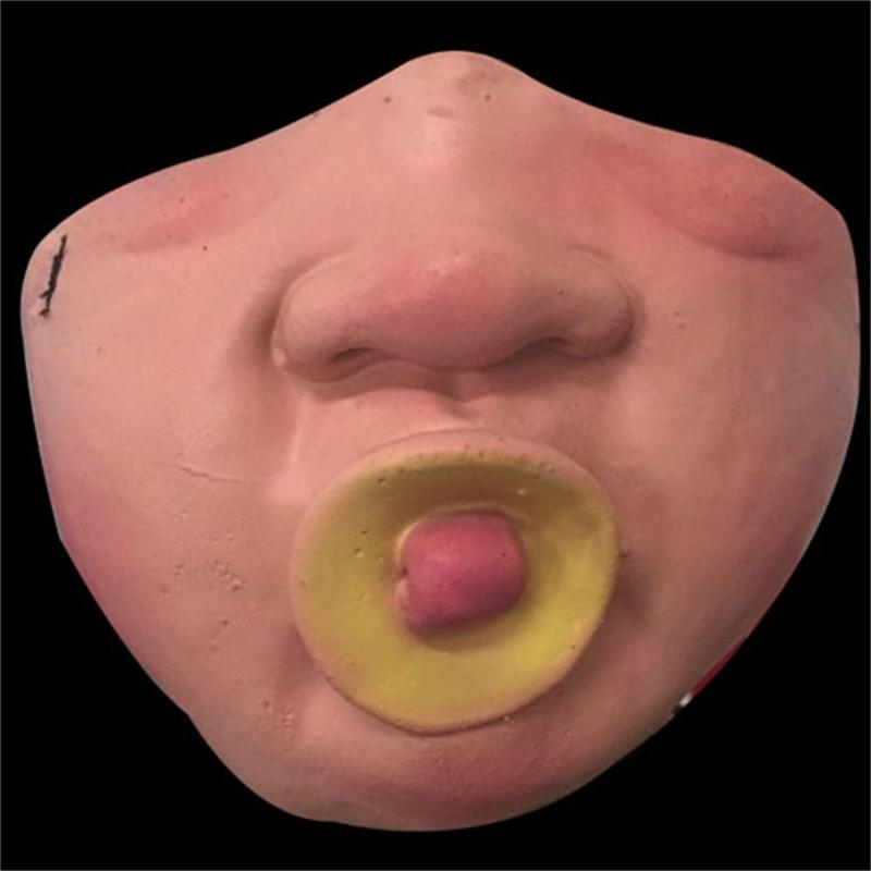 Latex Half Face Costume Mask Set for Group Photos, Cosplay Use, Stage Scenes and Theme Gathering Party Supplies