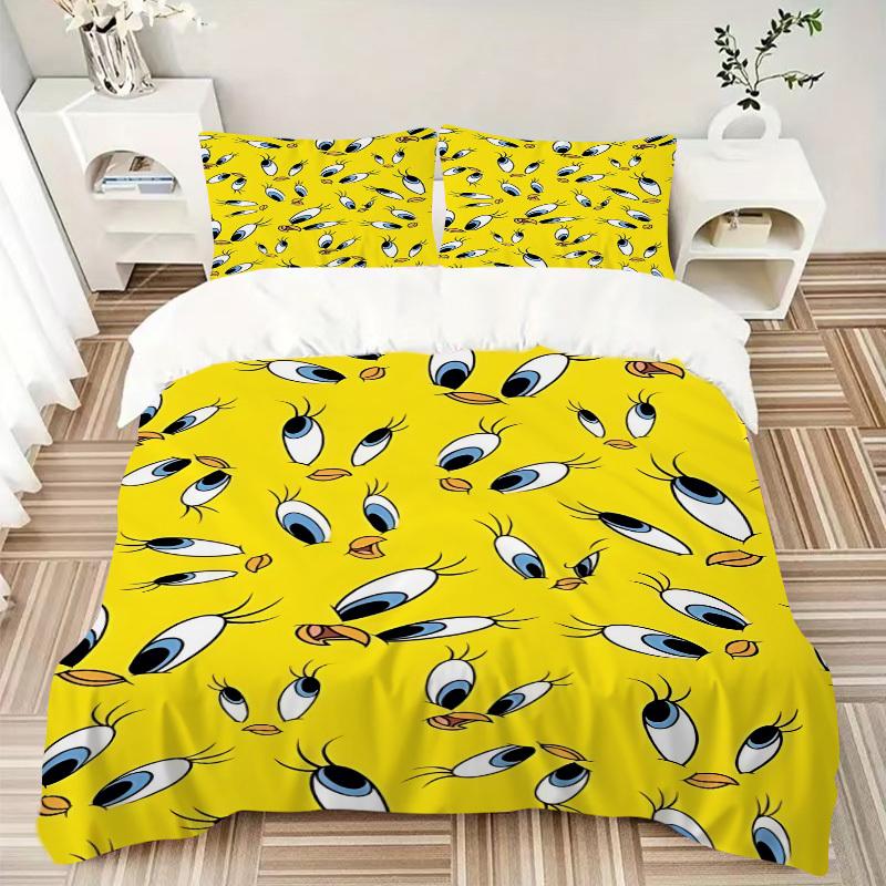 3pcs Bedding Set  Includes 1 Comforter + 2 Pillowcases, Without Pillow Inserts, Soft Comfortable, Lightweight Breathable, Printed Home Bedro