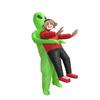 Costume Gonflable Dinosaure Alien Halloween Très Vendu - Tenue Poupée Drôle Créative pour Spectacles et Maquillage