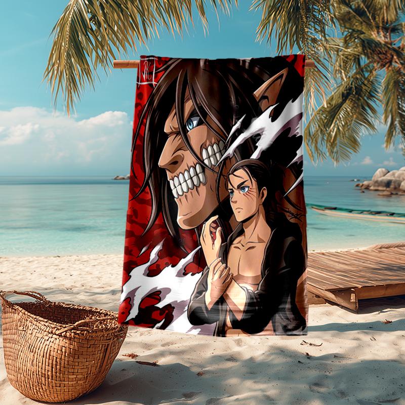 Eren Fashion Beach Towel: Ideal for Summer Adventures Soft, absorbent and quick drying suitable for swimming and bathing
