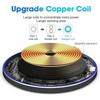100W Metal Wireless Charger Pad Led Light for iPhone 16 15 14 13 12 Pro Max Samsung Xiaomi Mini Fast Wireless Charging Station