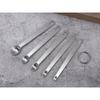 Stainless Steel Measuring Spoons Set 5 Piece with Clear TAD DASH PINCH SMIDGEN DROP Identification for Kitchen Use