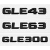 3D Car Rear Trunk Sticker Tail Number Emblem for Mercedes Benz GLE43 GLE63 GLE300 GLE320 GLE350 GLE400 GLE450 GLE500 GLE550