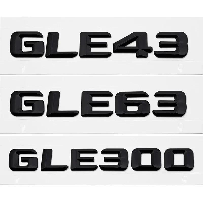 3D Car Rear Trunk Sticker Tail Number Emblem for Mercedes Benz GLE43 GLE63 GLE300 GLE320 GLE350 GLE400 GLE450 GLE500 GLE550