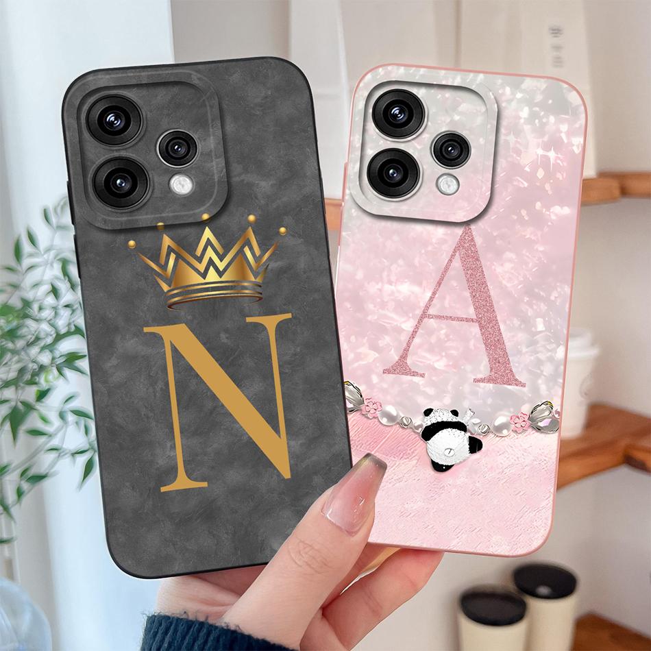 For Oppo Reno 15 Pro Mini 15C 15F Phone Case Creative Letters Anti Drop Housing For Oppo Reno15 Soft Liquid Silicone Back Cover
